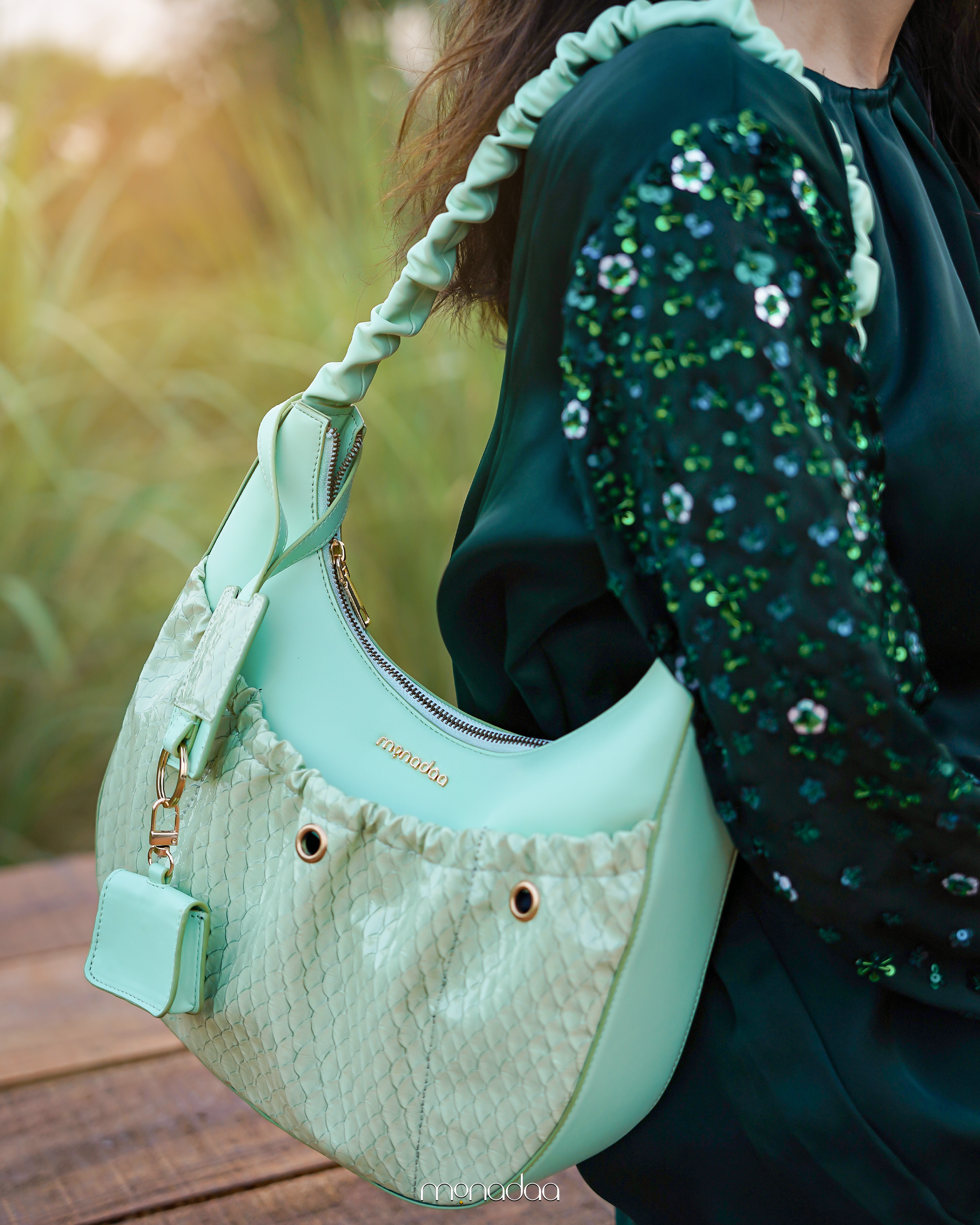 Green Gisele Handbag