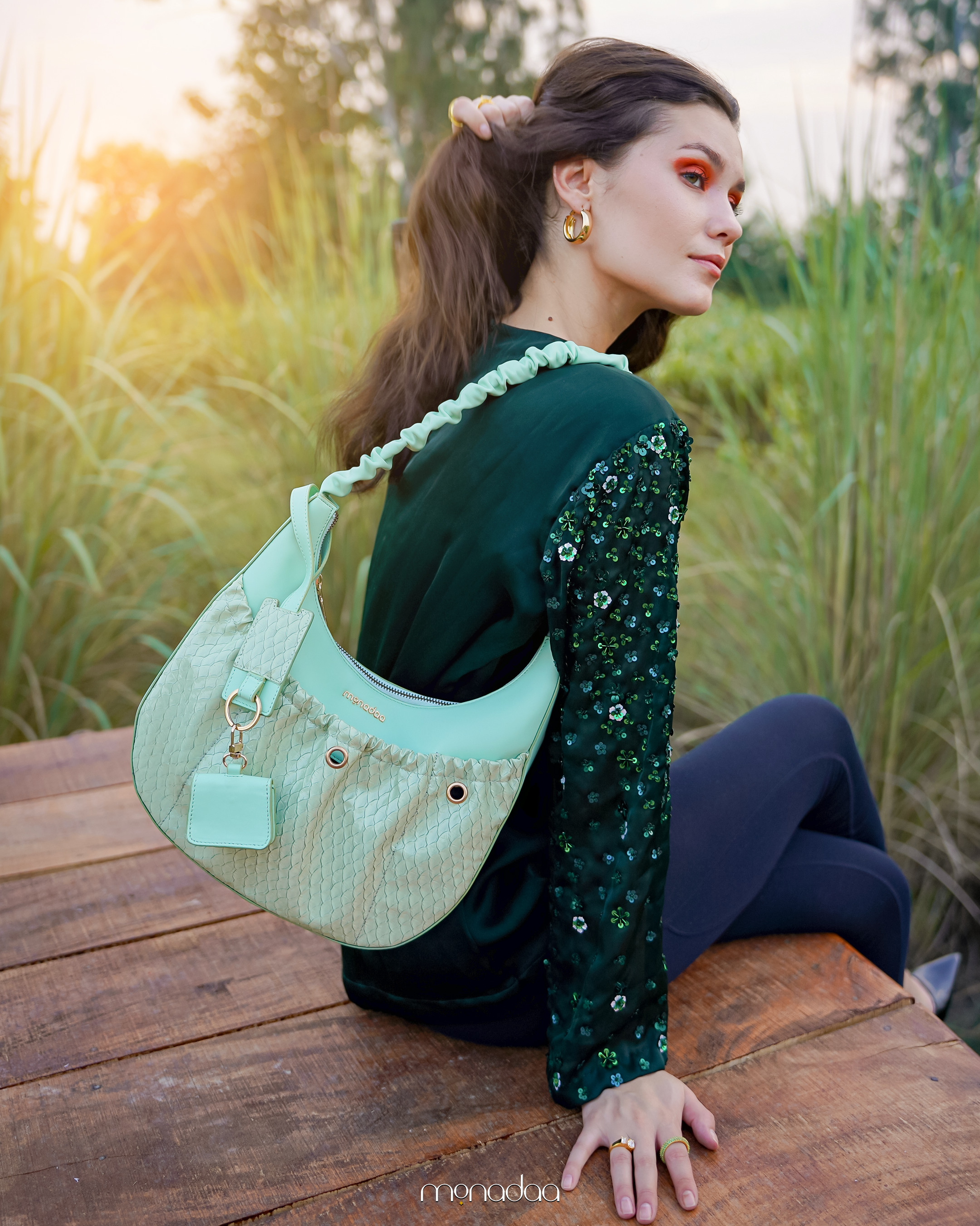 Green Gisele Handbag