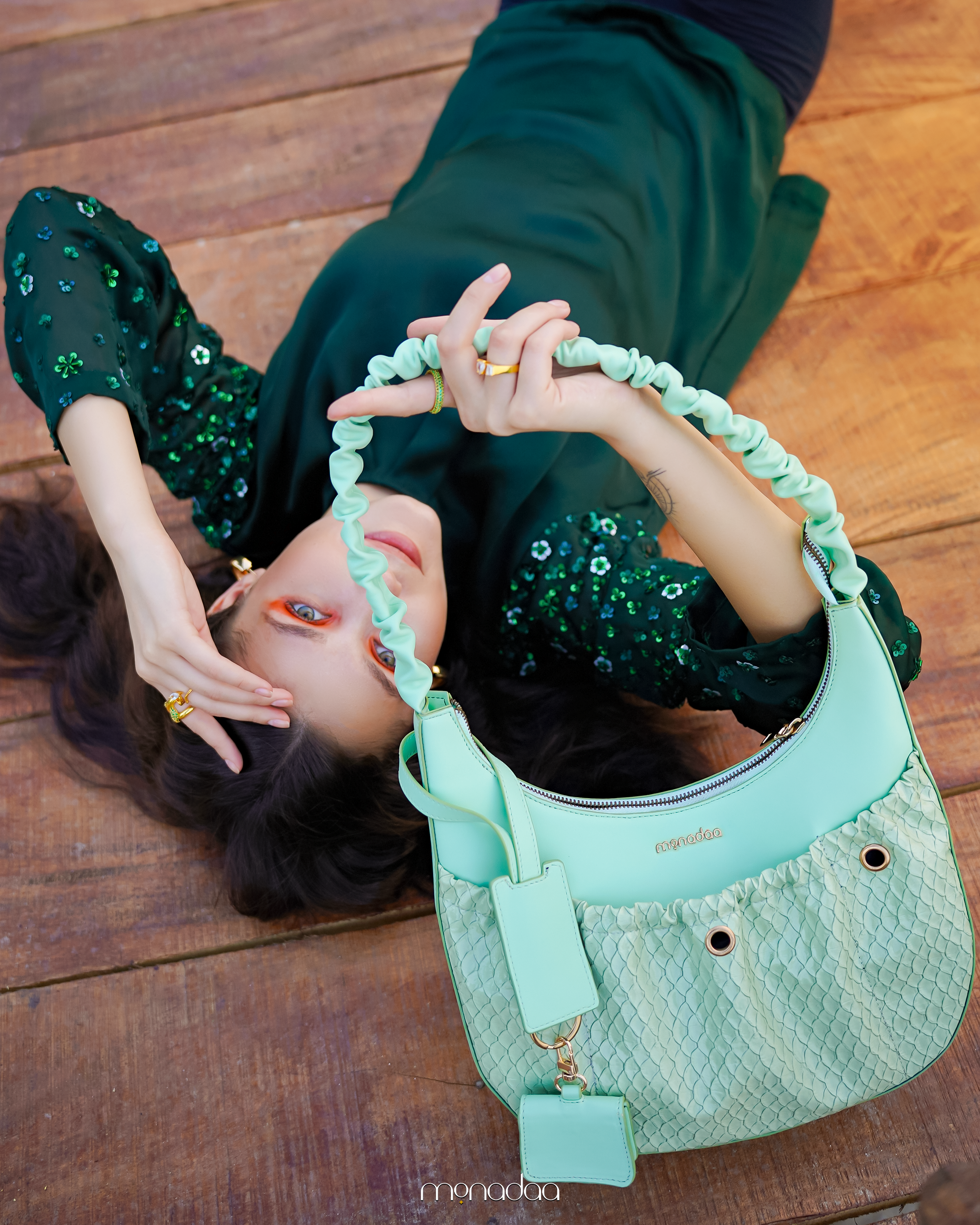 Green Gisele Handbag