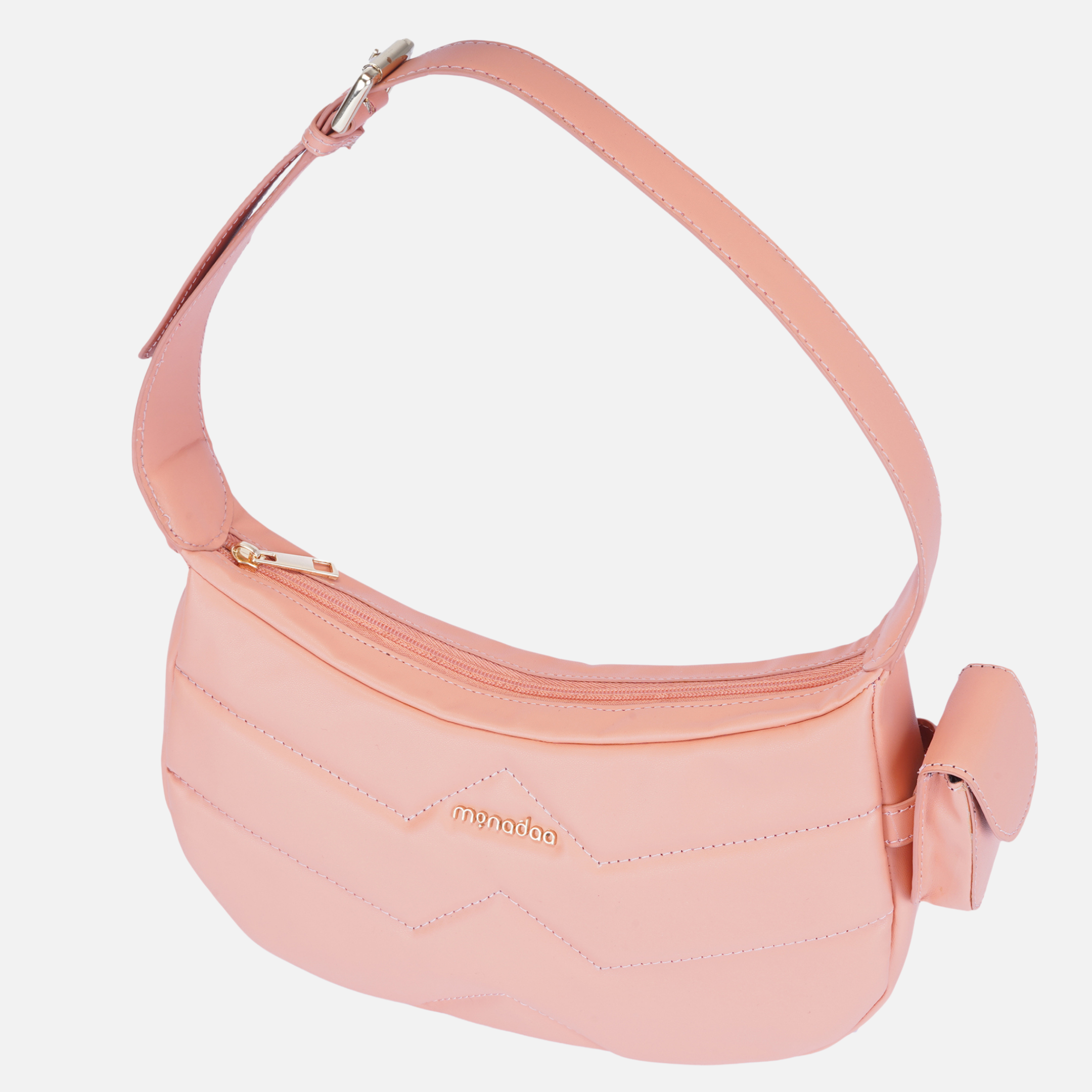 PEACH CARLOS SHOULDER BAG
