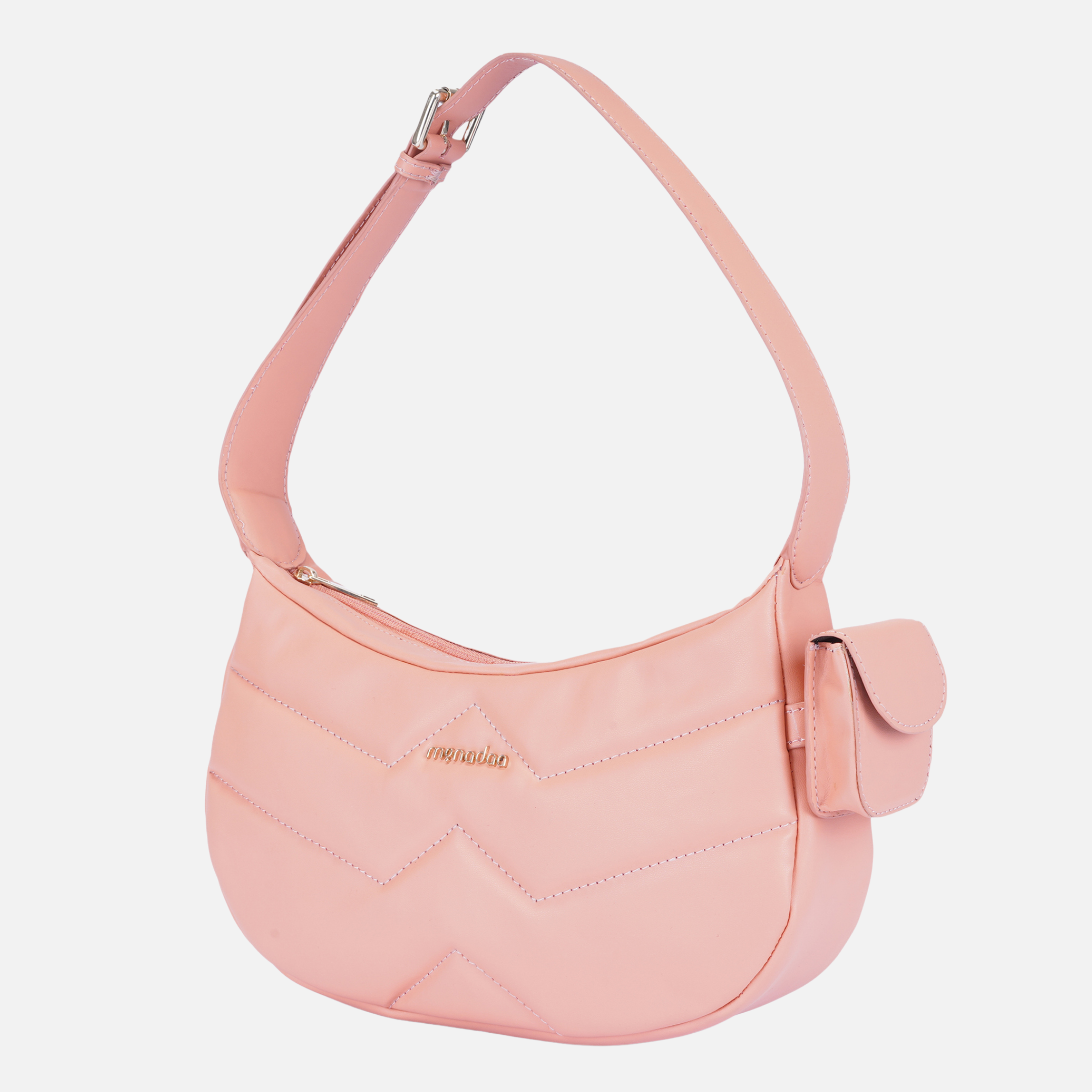 PEACH CARLOS SHOULDER BAG
