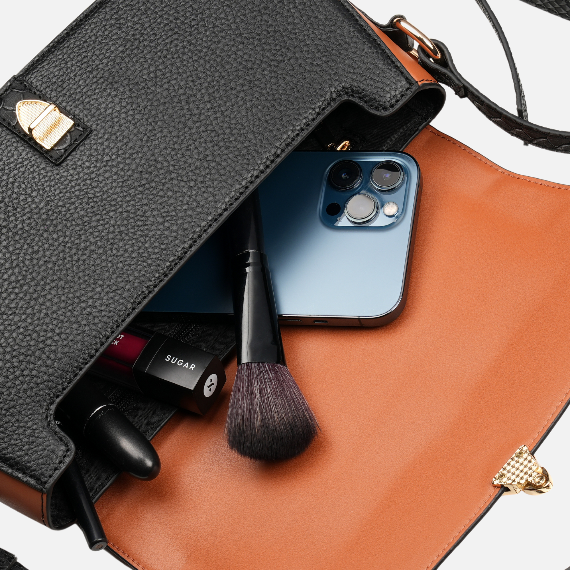 Black Annick Crossbody Bag