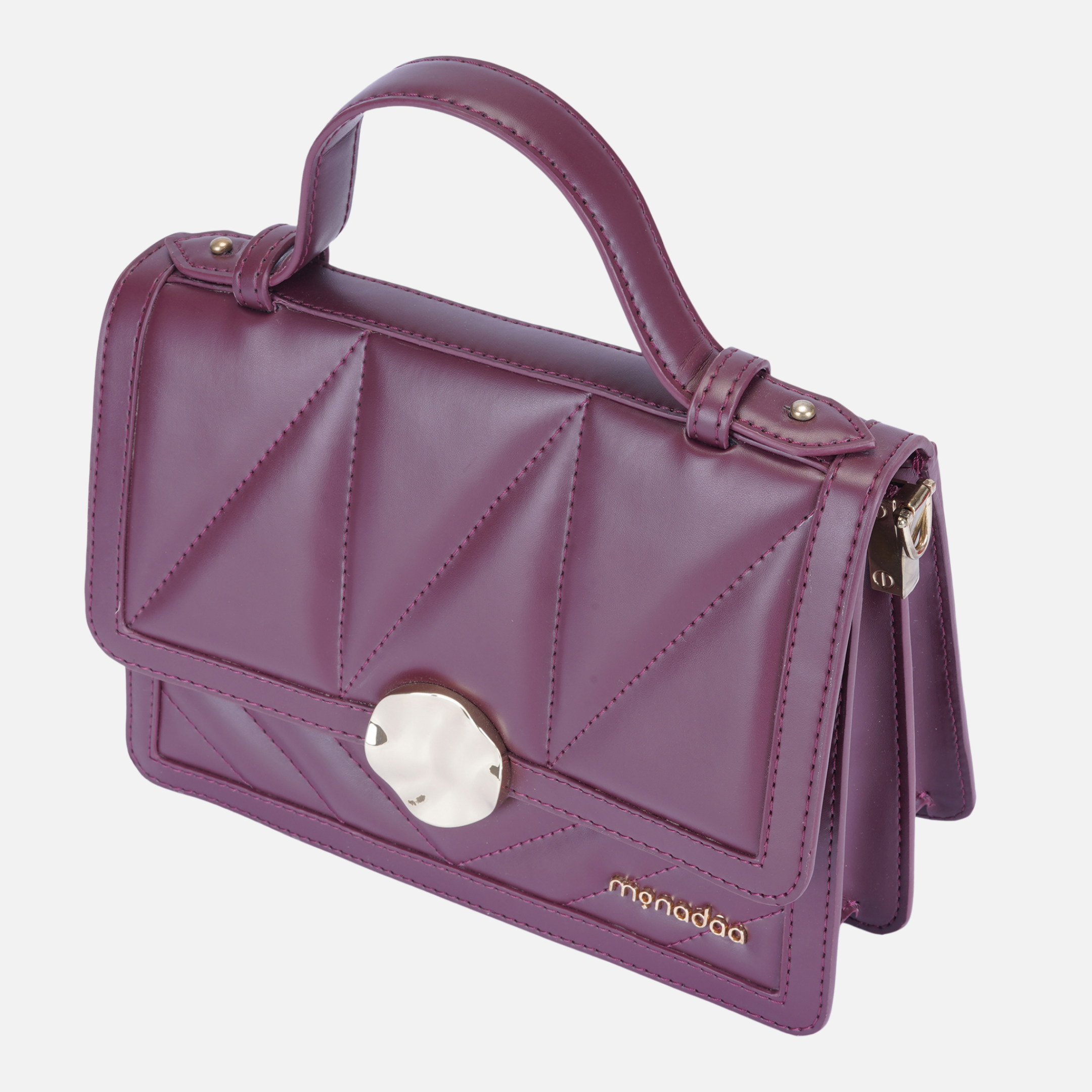 MAROON DARIO HANDBAG