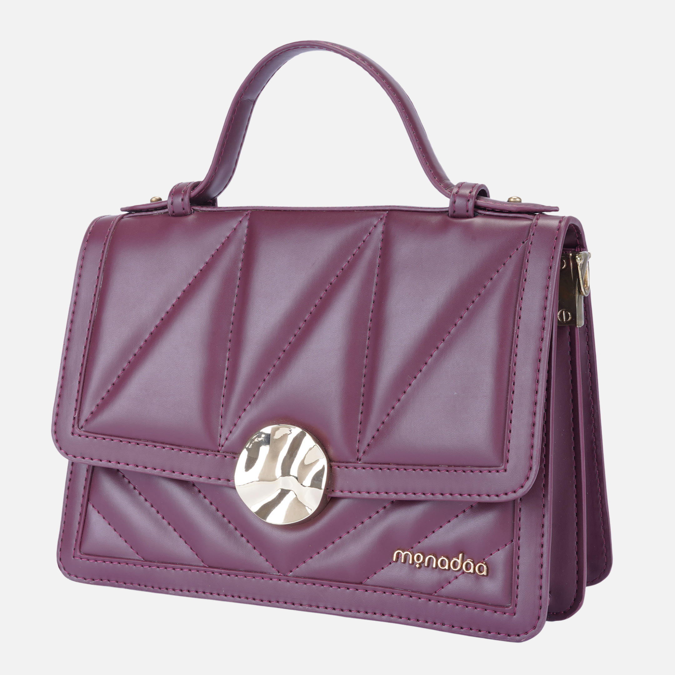MAROON DARIO HANDBAG