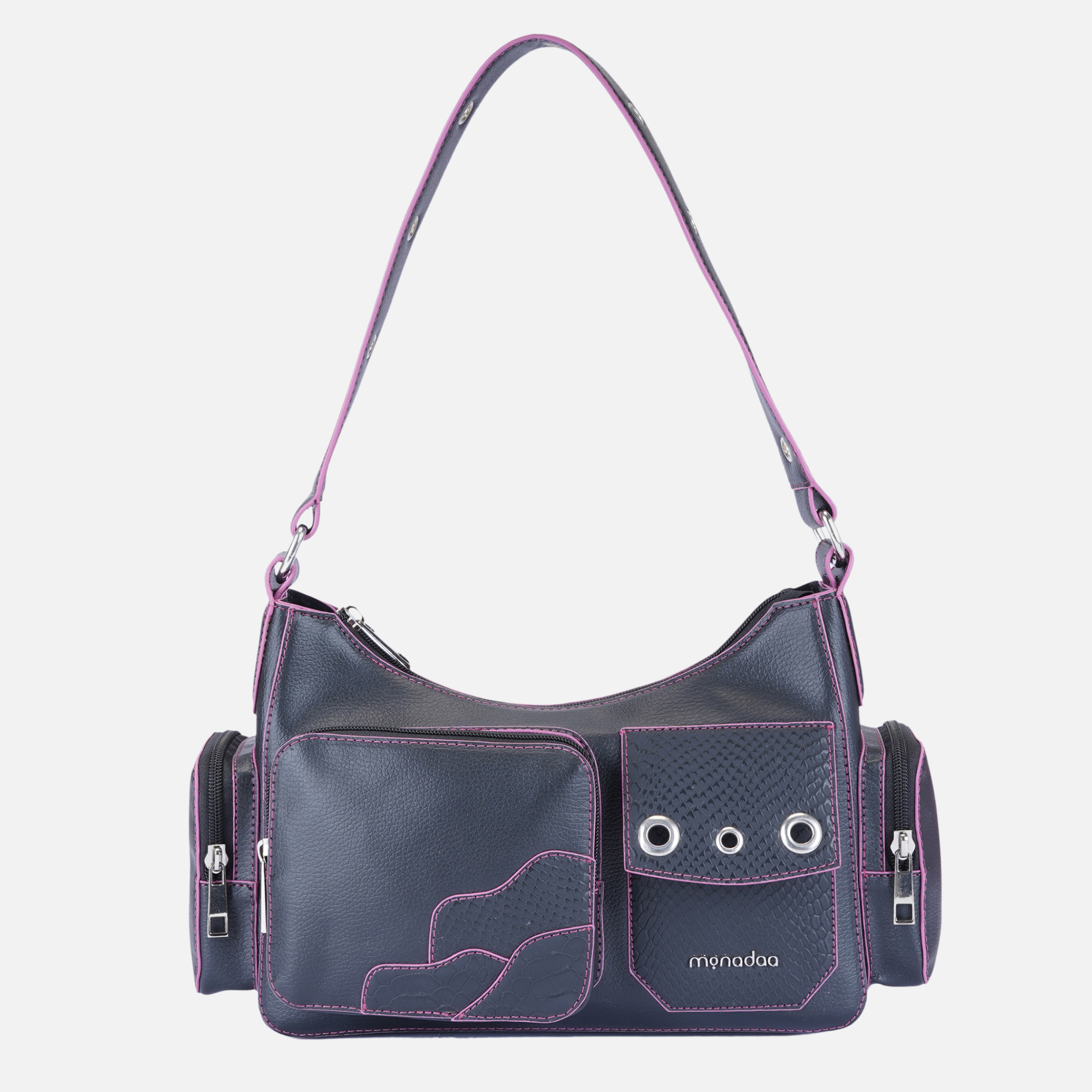 BLACK QUINN SHOULDER BAG