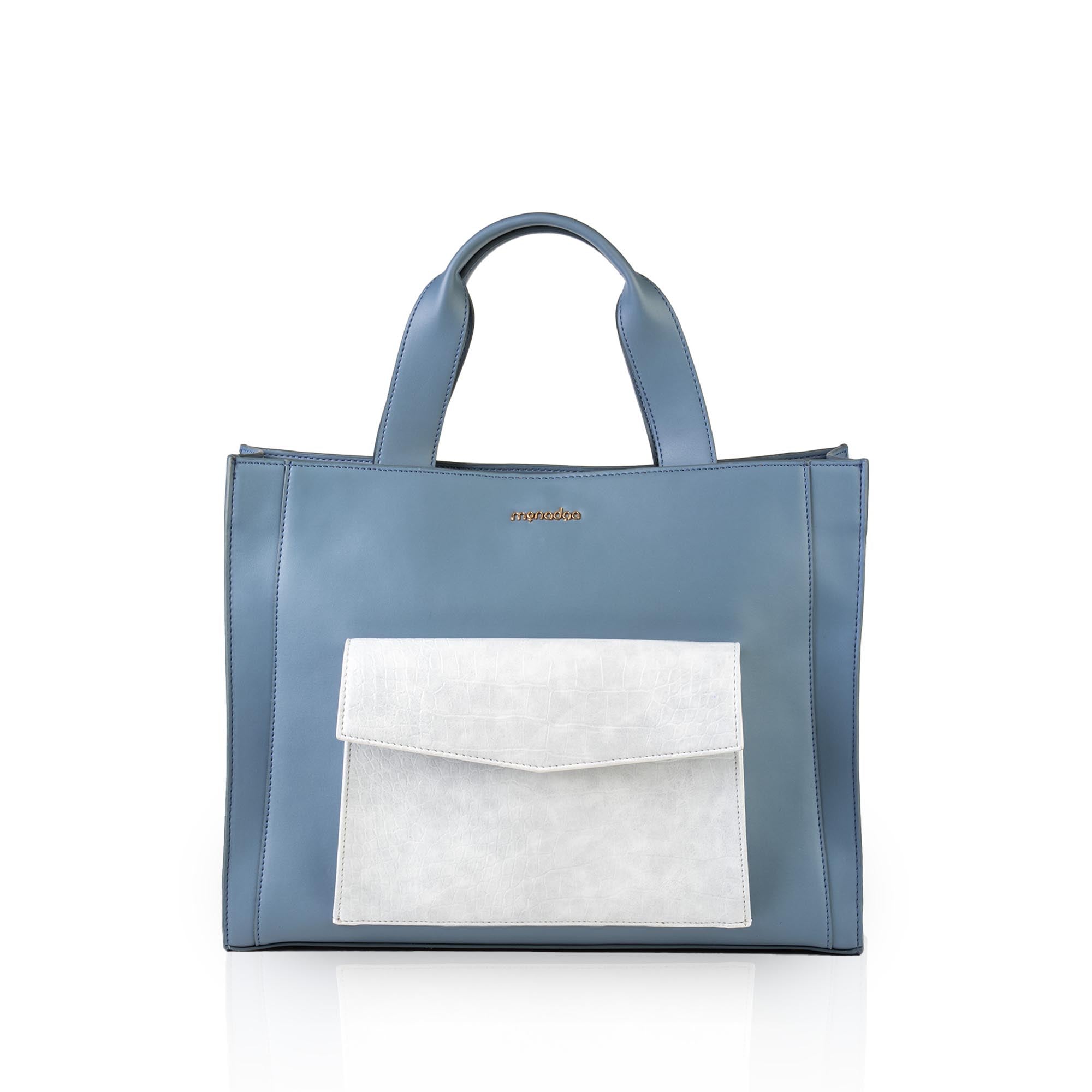 Blue Desiree Tote Bag