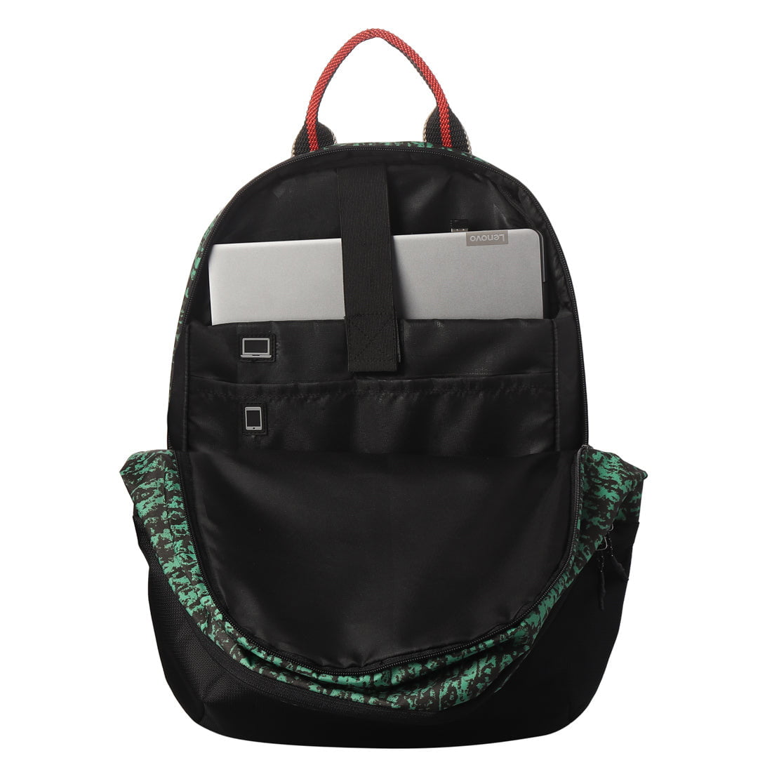 Green Abstract Commuter Backpack
