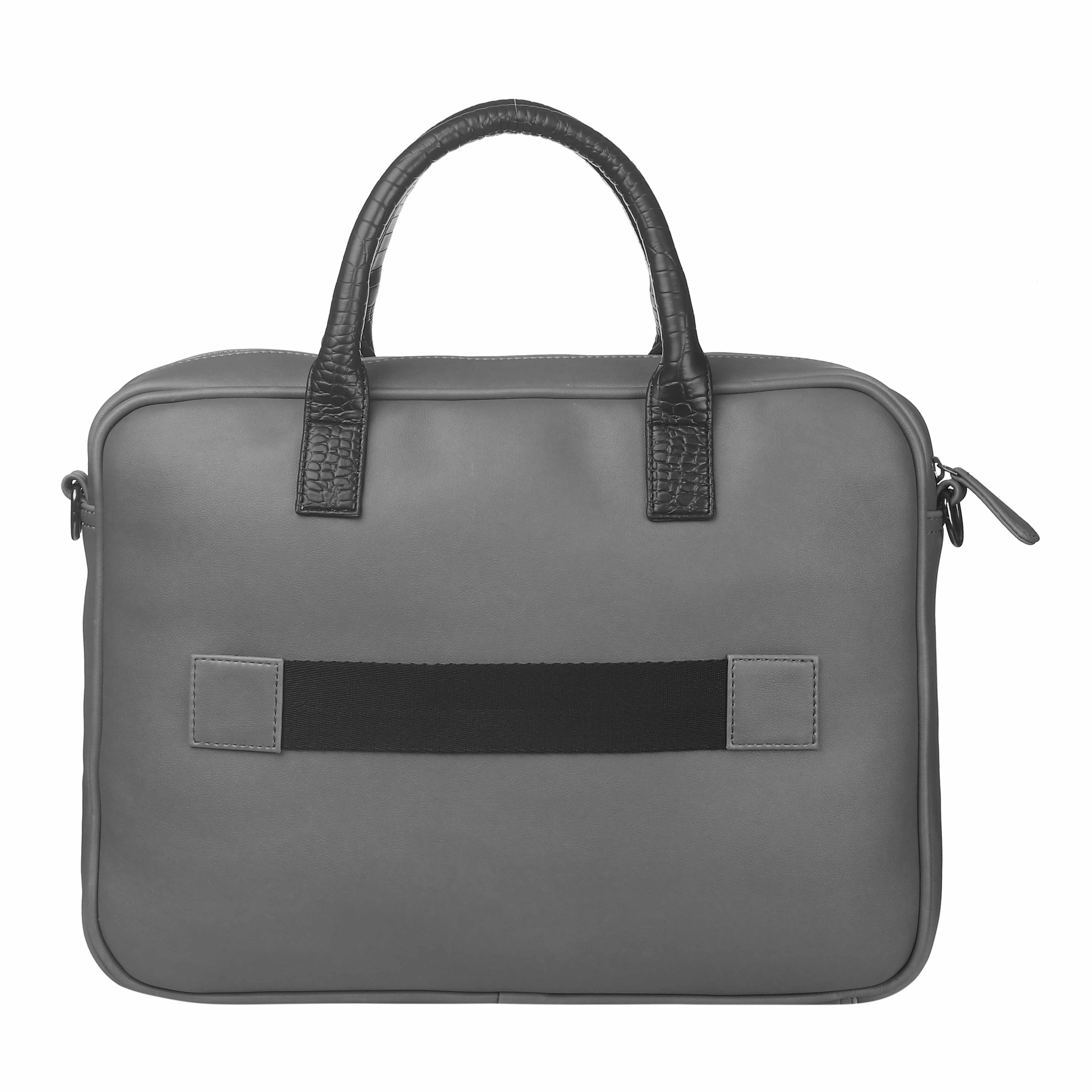 Grey The GatorCroc Laptop Bag