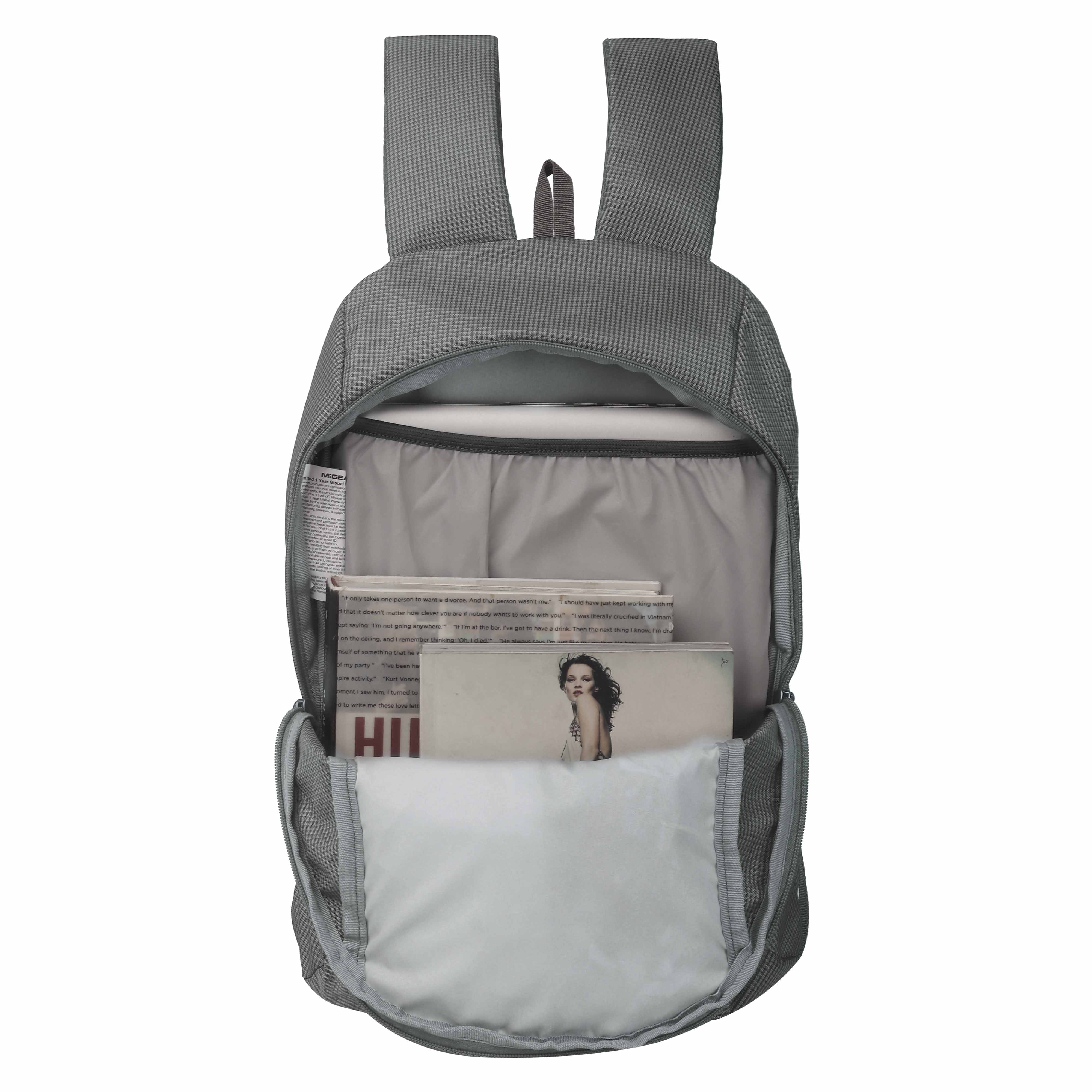 Grey The Entice Laptop  Backpack