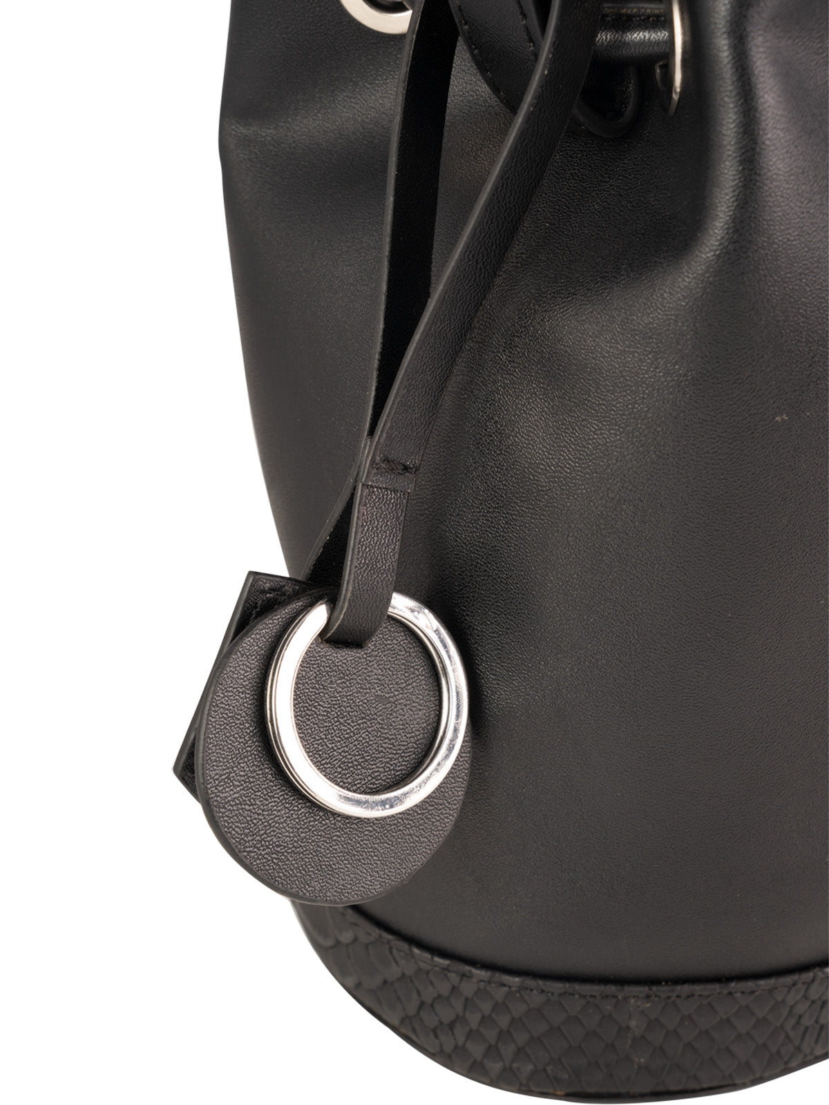Black Remi Drawstring Bag