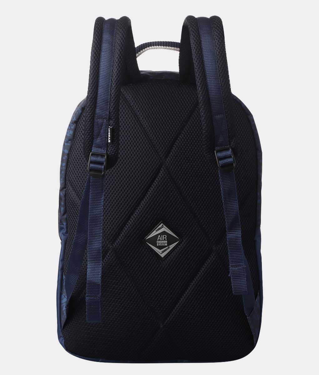 Navy Abstract Commuter Backpack