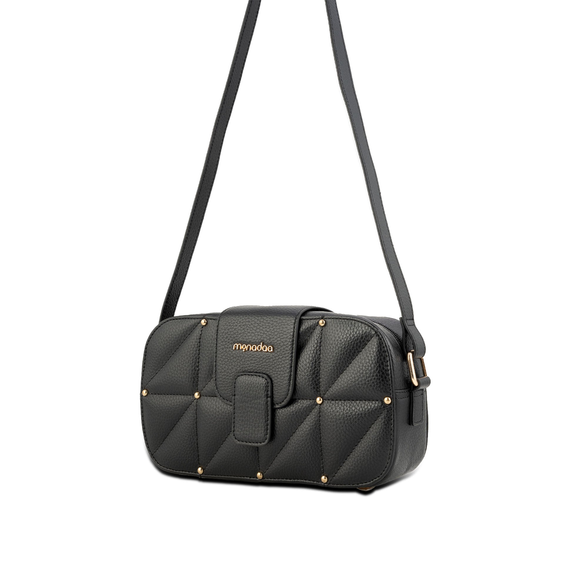Black Suzette Crossbody Bag