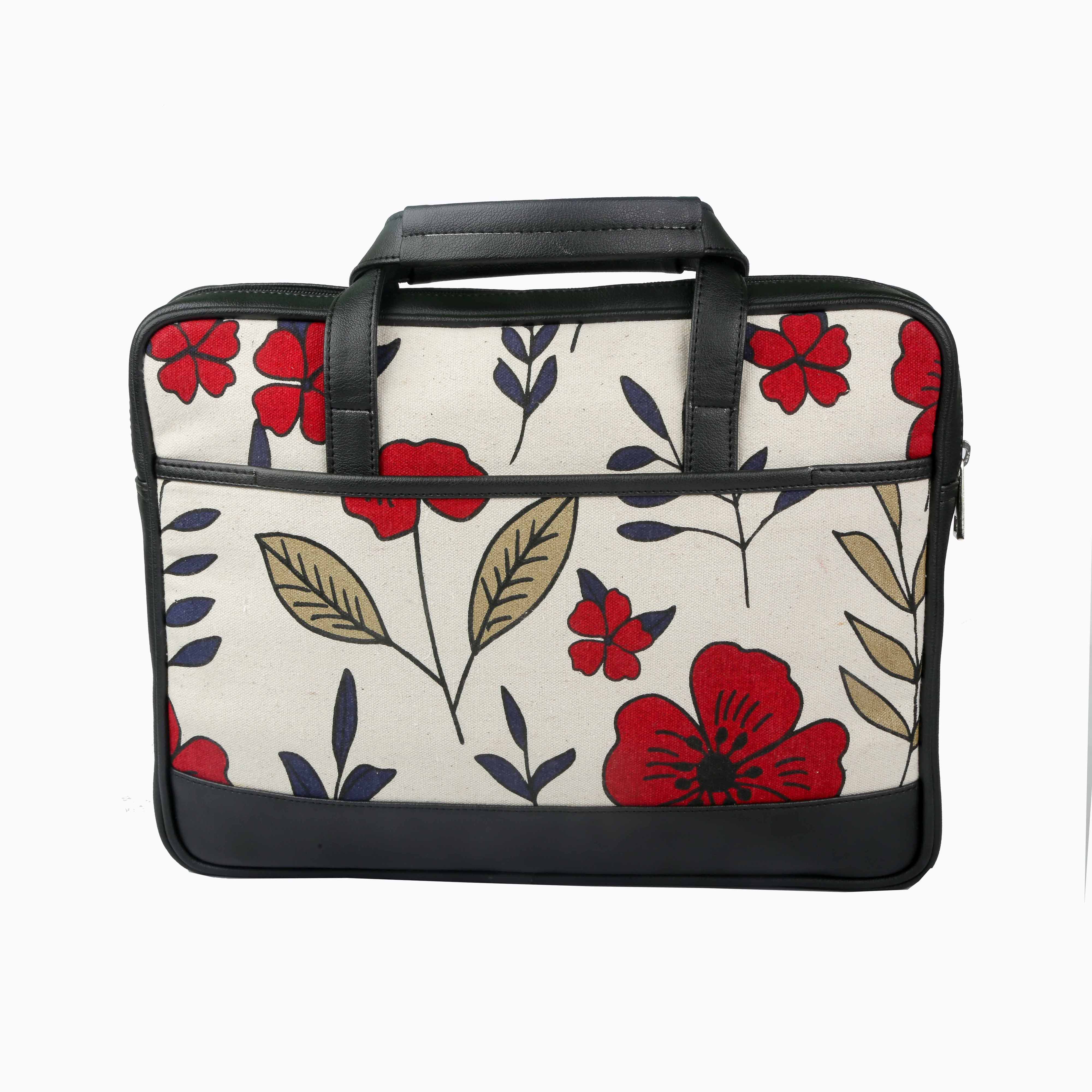 Whiz Avenue Organic Canvas Laptop Bag