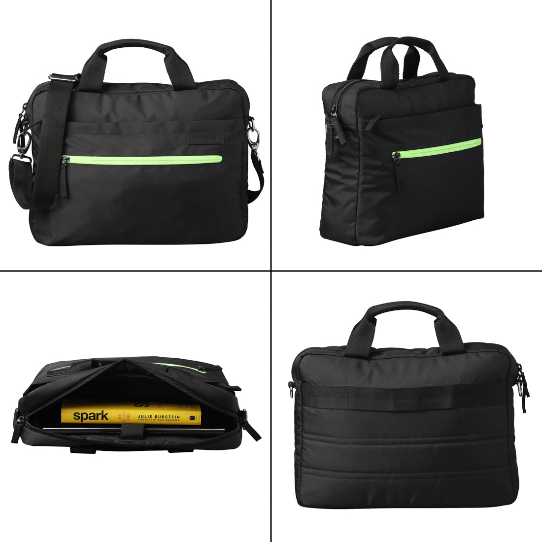 NeonVerse Messenger Laptop Bag