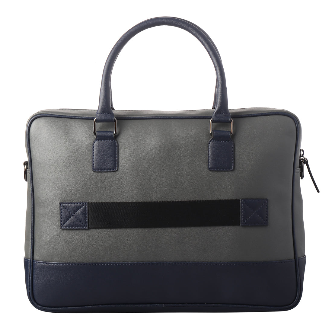 Grey Bi-Hue Messenger Laptop Bag