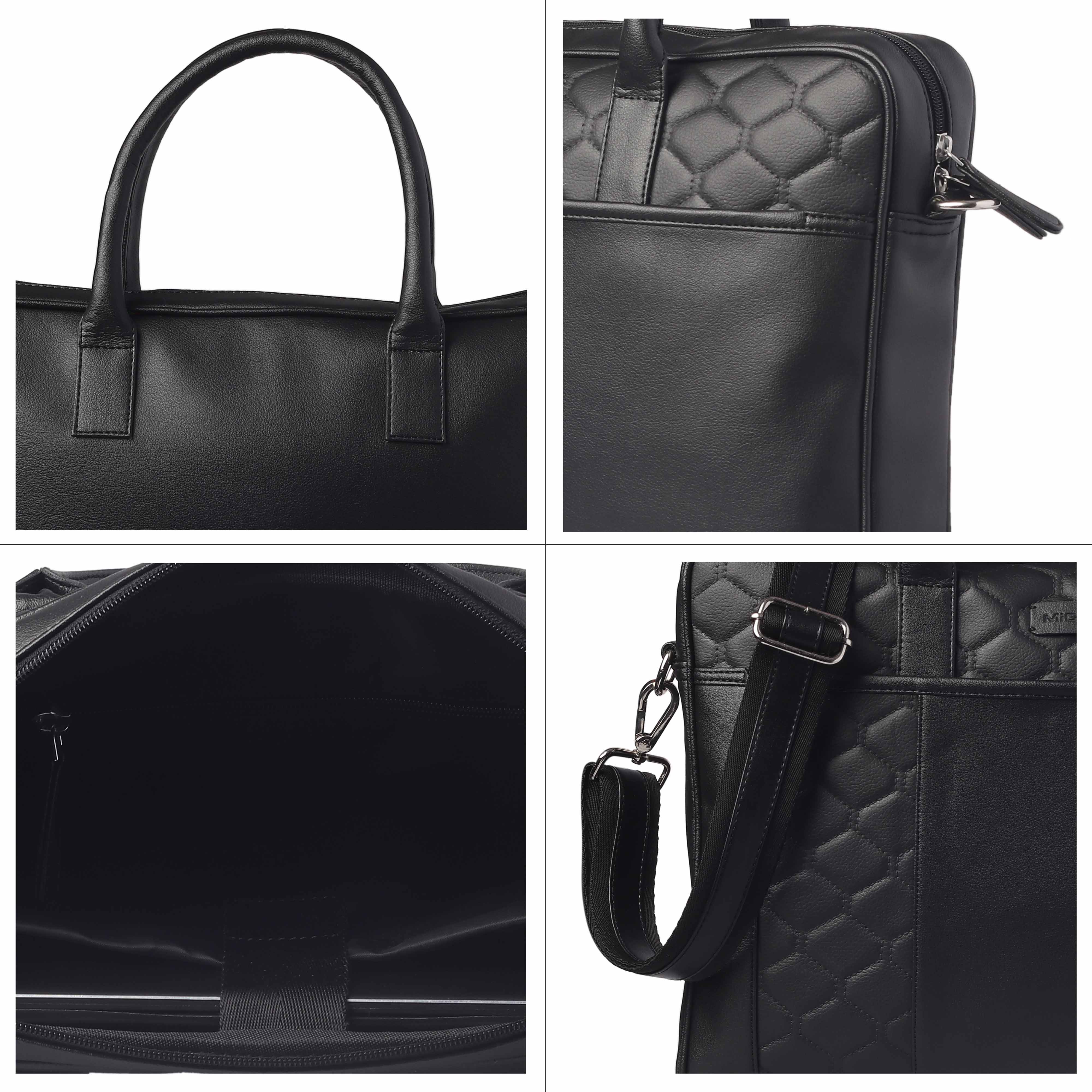 The Runway Quilted Laptop Bag