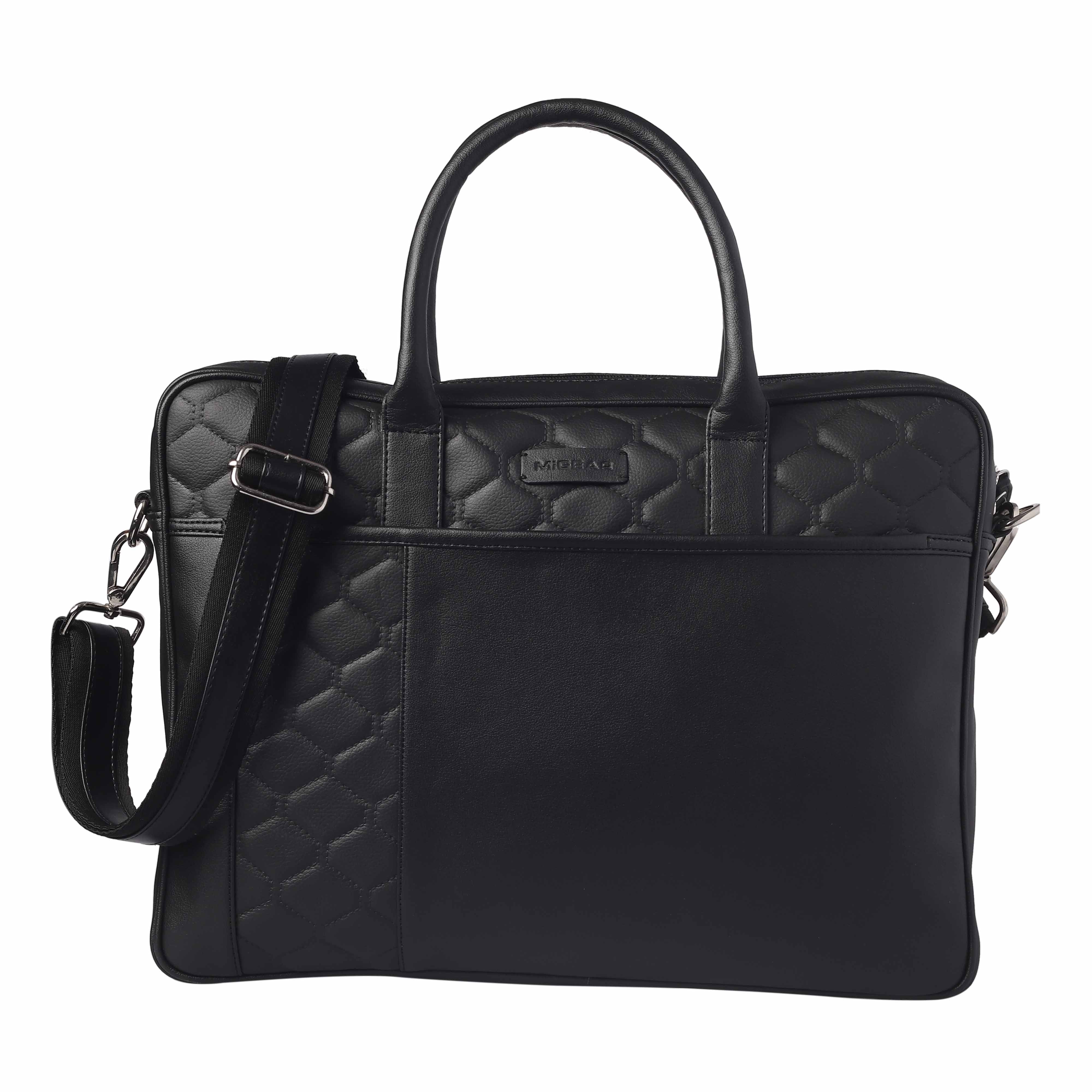 The Runway Quilted Laptop Bag